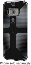 CandyShell Grip Case for HTC One (M8) Cell Phones - Black/Gray