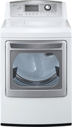 SteamDryer 7.3 Cu. Ft. 14-Cycle Ultra-Large Capacity Steam Gas Dryer - White