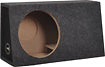 12" Single Ported Subwoofer Enclosure for Most Trucks and SUVs - Charcoal