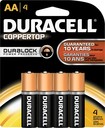 AA 1.5V CopperTop Batteries (4-Pack)