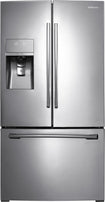 31.6 Cu. Ft. French Door Refrigerator with Thru-the-Door Ice and Water - Stainless-steel