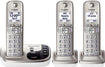 DECT 6.0 Expandable Cordless Phone System with Digital Answering System - Champagne Gold