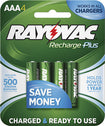 Rechargeable AAA Batteries (4-Pack)