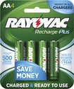Rechargeable AA Batteries (4-Pack)