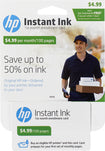 Instant Ink 100-Page Monthly Plan for Select HP Printers