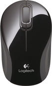 Mini Wireless Optical Mouse - Black