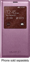 S-View Flip Cover for Samsung Galaxy S 5 Cell Phones - Pink