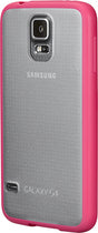 Frosted Case for Samsung Galaxy S 5 Cell Phones - Clear/Pink