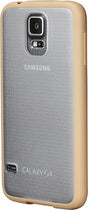 Frosted Case for Samsung Galaxy S 5 Cell Phones - Clear/Gold