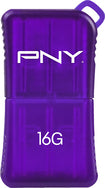 Micro Sleek Attaché 16GB USB Flash Drive - Purple