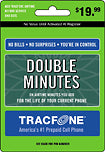 Double Minutes Prepaid Wireless Airtime Card