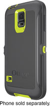 Defender Series Shell Case for Samsung Galaxy S 5 Cell Phones - Citron Green/Slate Gray