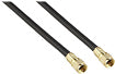 6' RG6 In-Wall Indoor/Outdoor Coaxial A/V Cable - Black