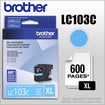 High-Yield Ink Cartridge for Select Brother Printers - Cyan