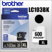 High-Yield Ink Cartridge for Select Brother Printers - Black