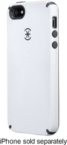 CandyShell Hard Shell Case for Apple® iPhone® 5 and 5s - White/Charcoal