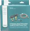 Dishwasher Installation Kit with Power Cord
