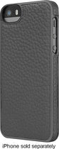 Leather Wrap Case for Apple® iPhone® 5 and 5s - Pewter/Gunmetal