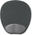 Memory Foam Mouse Mat with Wrist Rest - Black/Gray