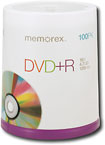 100-Pack 16x DVD+R Disc Spindle