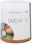 100-Pack 16x DVD-R Disc Spindle