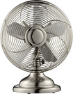 12" Retro Table Fan - Stainless-Steel