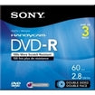 DVD Recordable Media - DVD-R - 2.80 GB - 3 Pack Jewel Case