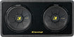 DCompS12 Dual 12" Single-Voice-Coil 2-Ohm Subwoofers with Enclosure