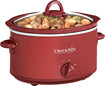 4-Quart Oval Slow Cooker - Red