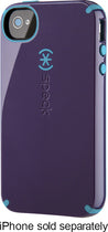 Candyshell Case for Apple® iPhone® 4 and 4S - Aubergine/Peacock
