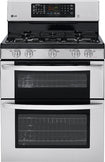 30" Self-Cleaning Freestanding Double Oven Gas Convection Range - Stainless-Steel