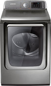 7.4 Cu. Ft. 15-Cycle Steam Electric Dryer - Stainless-Platinum