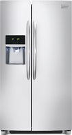 Gallery 26.0 Cu. Ft. Frost-Free Side-by-Side Refrigerator with Thru-the-Door Ice and Water - Stainless-Steel