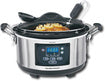 Set & Forget Stay or Go 6-Quart Slow Cooker - Stainless-Steel