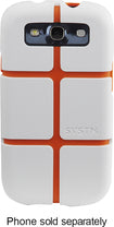 Chisel Case for Samsung Galaxy S III Cell Phones - White/Orange