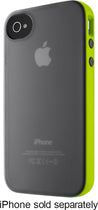 Grip Candy Sheer Case for Apple® iPhone® 4 and 4S - Black/Green