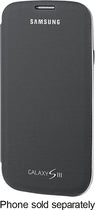 Flip-Cover Case for Samsung Galaxy S III Cell Phones - Gray