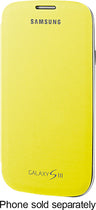 Flip-Cover Case for Samsung Galaxy S III Cell Phones - Yellow