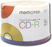 Cool Colors 50-Pack 52x CD-R  Disc Spindle