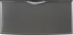 Washer/Dryer Laundry Pedestal with Storage Drawer - Platinum Stainless
