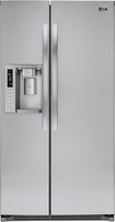 26.6 Cu. Ft. Side-by-Side Refrigerator with Thru-the-Door Ice and Water - Stainless-Steel