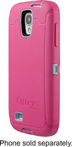 Defender Series Case for Samsung Galaxy S 4 Mobile Phones - Powder Gray/Blaze Pink