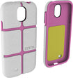 Chisel Case for Samsung Galaxy S 4 Mobile Phones - White/Pink