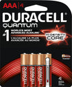 Quantum AAA Batteries (4-Pack)
