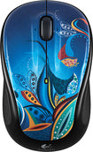 Color Collection M325 Wireless Optical Mouse - Paisley Pond Blue