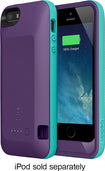 Grip Power Battery Case for Apple® iPhone® 5 and 5s - Purple Lightning/Fountain Blue