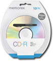 10-Pack 52x  CD-R Disc Blister with Bonus CD Marker