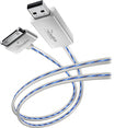 3' Lighted USB-to-Apple® 30-Pin Cable