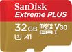 Extreme PLUS 32GB microSDHC UHS-I Class U-1 Memory Card