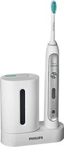 FlexCare Platinum with UV Sanitizer Rechargeable Toothbrush - White